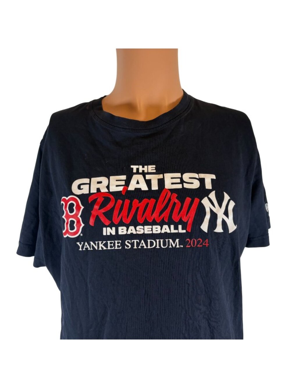 Boston Red Sox New York Yankees T Shirt Mens Size M MLB Rivalry Baseball